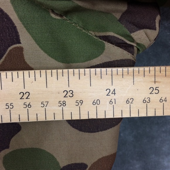 Vtg Woods Goose Camo Jacket Shell w Zip In Down Vest Mens Large Canada Hunting - Picture 7 of 16
